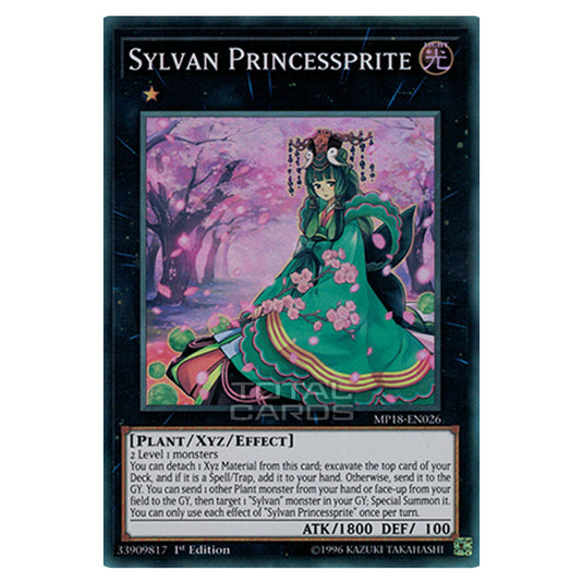 Yu-Gi-Oh! - 2018 Mega-Tin Mega Pack - Sylvan Princessprite (Super Rare) MP18-EN026