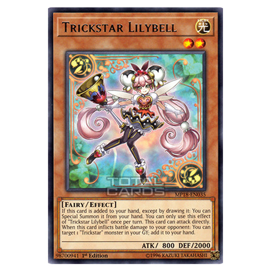 Yu-Gi-Oh! - 2018 Mega-Tin Mega Pack - Trickstar Lilybell (Rare) MP18-EN035