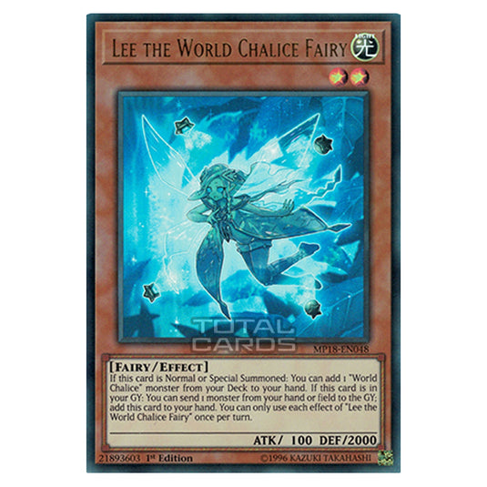 Yu-Gi-Oh! - 2018 Mega-Tin Mega Pack - Lee the World Chalice Fairy (Ultra Rare) MP18-EN048