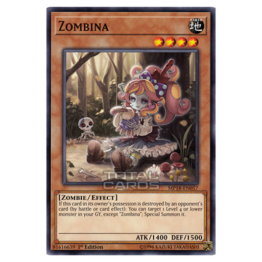 Yu-Gi-Oh! - 2018 Mega-Tin Mega Pack - Zombina (Common) MP18-EN057