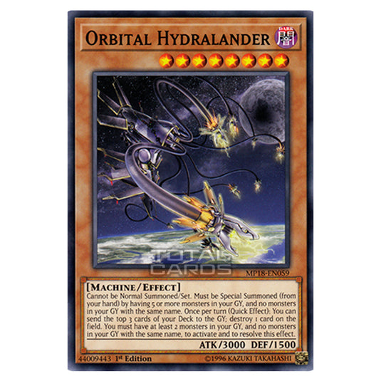 Yu-Gi-Oh! - 2018 Mega-Tin Mega Pack - Orbital Hydralander (Common) MP18-EN059