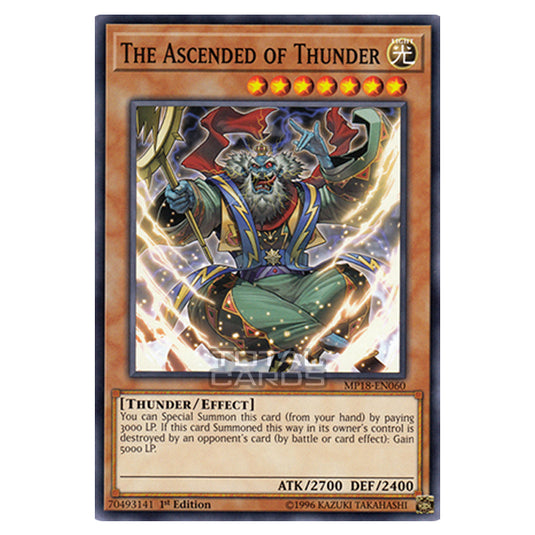 Yu-Gi-Oh! - 2018 Mega-Tin Mega Pack - The Ascended of Thunder (Common) MP18-EN060