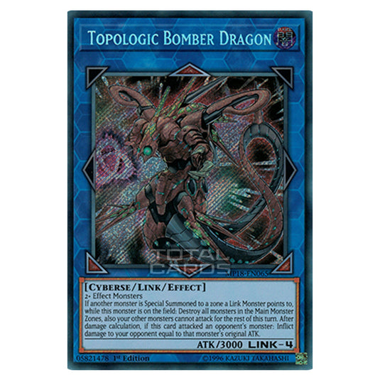 Yu-Gi-Oh! - 2018 Mega-Tin Mega Pack - Topologic Bomber Dragon (Secret Rare) MP18-EN065