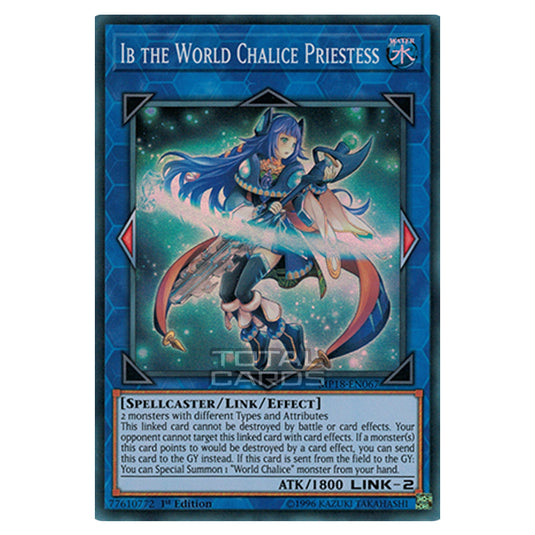 Yu-Gi-Oh! - 2018 Mega-Tin Mega Pack - Ib the World Chalice Priestess (Super Rare) MP18-EN067