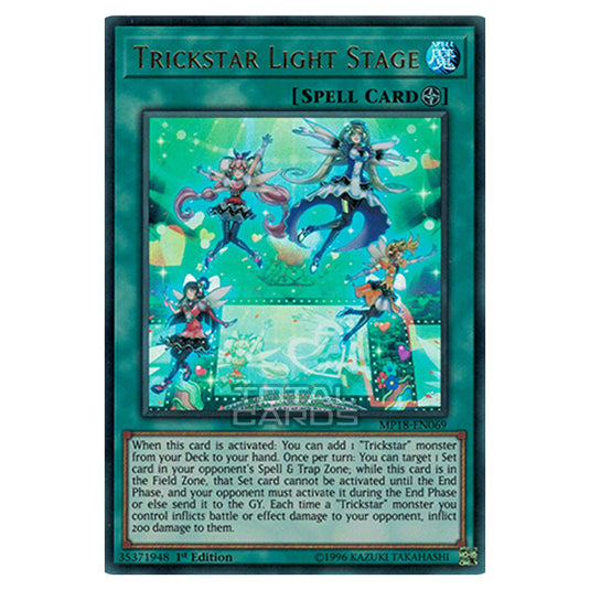 Yu-Gi-Oh! - 2018 Mega-Tin Mega Pack - Trickstar Light Stage (Ultra Rare) MP18-EN069