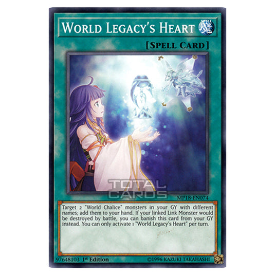 Yu-Gi-Oh! - 2018 Mega-Tin Mega Pack - World Legacy's Heart (Common) MP18-EN074