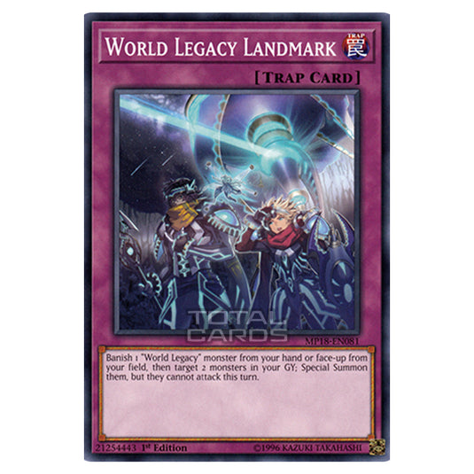 Yu-Gi-Oh! - 2018 Mega-Tin Mega Pack - World Legacy Landmark (Common) MP18-EN081