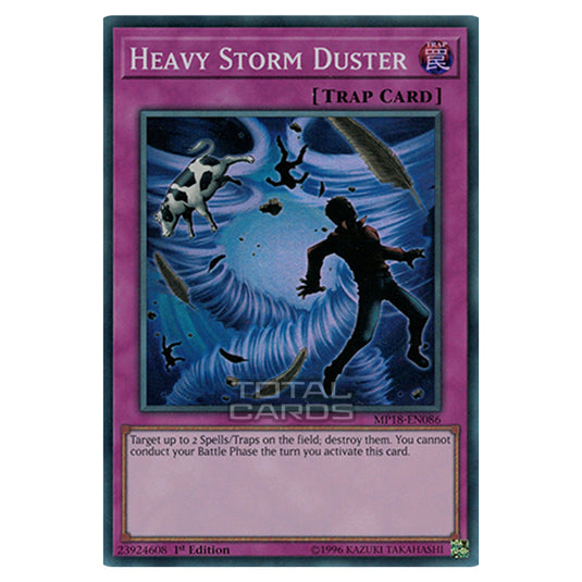 Yu-Gi-Oh! - 2018 Mega-Tin Mega Pack - Heavy Storm Duster (Super Rare) MP18-EN086