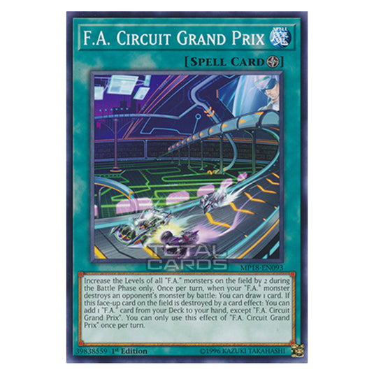 Yu-Gi-Oh! - 2018 Mega-Tin Mega Pack - F.A. Circuit Grand Prix (Common) MP18-EN093