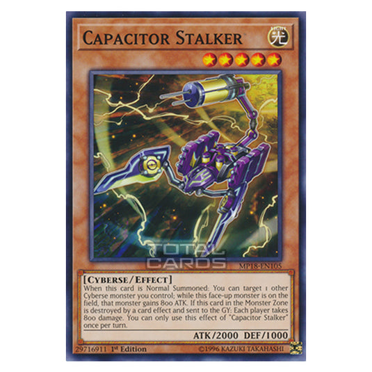 Yu-Gi-Oh! - 2018 Mega-Tin Mega Pack - Capacitor Stalker (Common) MP18-EN105