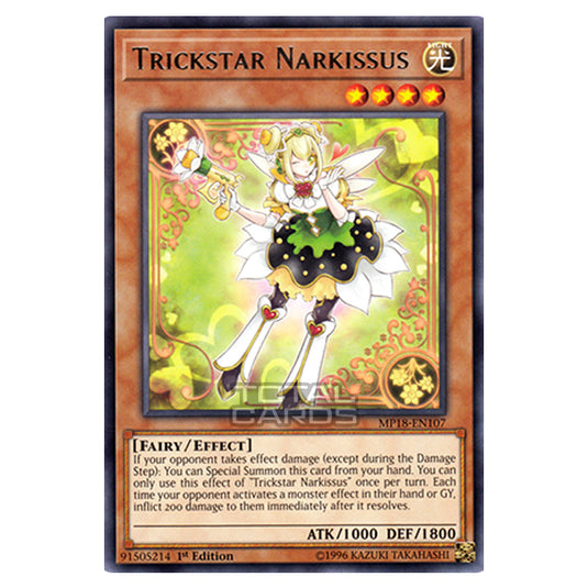 Yu-Gi-Oh! - 2018 Mega-Tin Mega Pack - Trickstar Narkissus (Rare) MP18-EN107