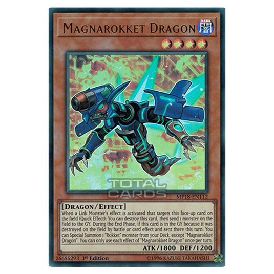 Yu-Gi-Oh! - 2018 Mega-Tin Mega Pack - Magnarokket Dragon (Ultra Rare) MP18-EN112