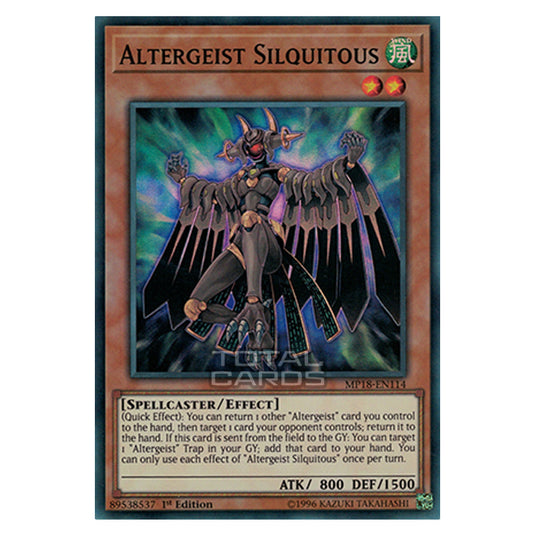 Yu-Gi-Oh! - 2018 Mega-Tin Mega Pack - Altergeist Silquitous (Super Rare) MP18-EN114