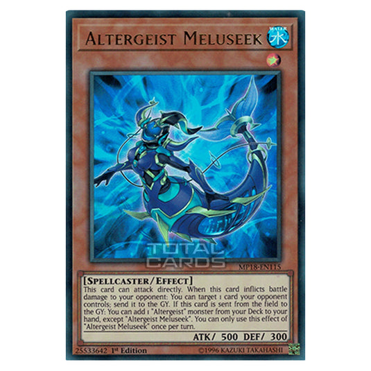 Yu-Gi-Oh! - 2018 Mega-Tin Mega Pack - Altergeist Meluseek (Ultra Rare) MP18-EN115