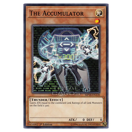 Yu-Gi-Oh! - 2018 Mega-Tin Mega Pack - The Accumulator (Common) MP18-EN120