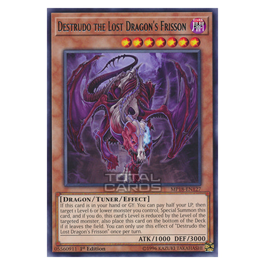 Yu-Gi-Oh! - 2018 Mega-Tin Mega Pack - Destrudo the Lost Dragon's Frisson (Rare) MP18-EN127