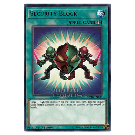 Yu-Gi-Oh! - 2018 Mega-Tin Mega Pack - Security Block (Rare) MP18-EN136