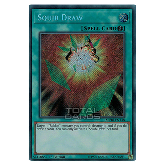 Yu-Gi-Oh! - 2018 Mega-Tin Mega Pack - Squib Draw (Secret Rare) MP18-EN138