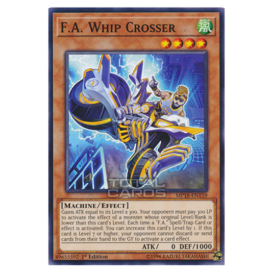 Yu-Gi-Oh! - 2018 Mega-Tin Mega Pack - F.A. Whip Crosser (Common) MP18-EN159