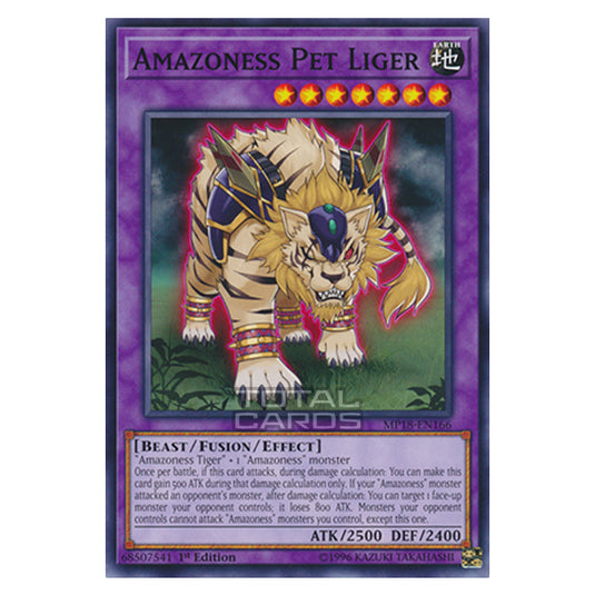 Yu-Gi-Oh! - 2018 Mega-Tin Mega Pack - Amazoness Pet Liger (Common) MP18-EN166