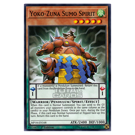 Yu-Gi-Oh! - 2018 Mega-Tin Mega Pack - Yoko-Zuna Sumo Spirit (Common) MP18-EN168