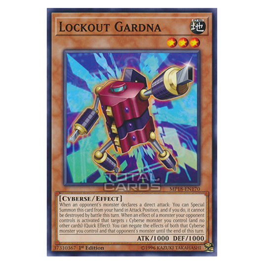 Yu-Gi-Oh! - 2018 Mega-Tin Mega Pack - Lockout Gardna (Common) MP18-EN170