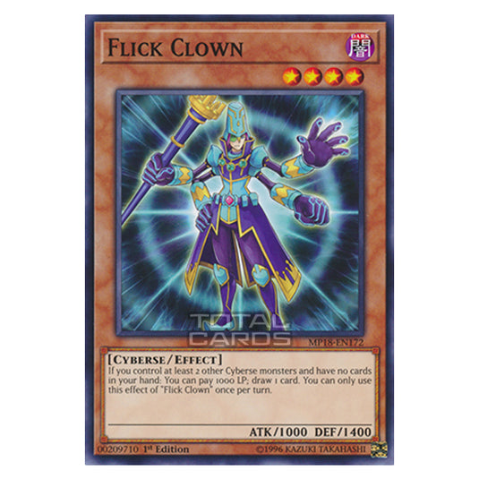 Yu-Gi-Oh! - 2018 Mega-Tin Mega Pack - Flick Clown (Common) MP18-EN172