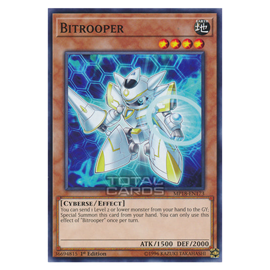 Yu-Gi-Oh! - 2018 Mega-Tin Mega Pack - Bitrooper (Common) MP18-EN173