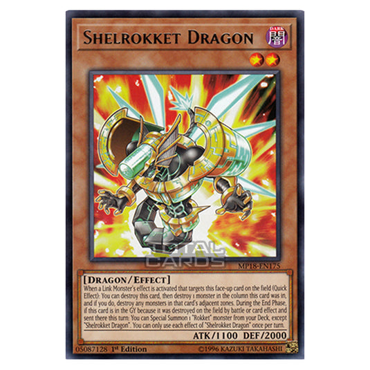 Yu-Gi-Oh! - 2018 Mega-Tin Mega Pack - Shelrokket Dragon (Rare) MP18-EN175