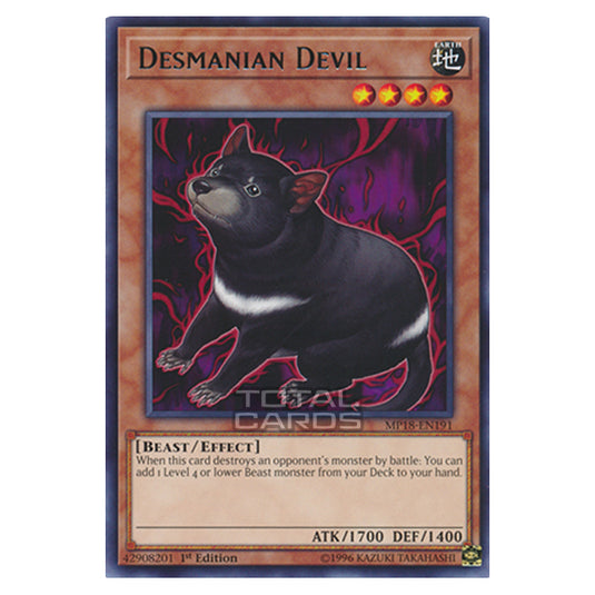 Yu-Gi-Oh! - 2018 Mega-Tin Mega Pack - Desmanian Devil (Rare) MP18-EN191