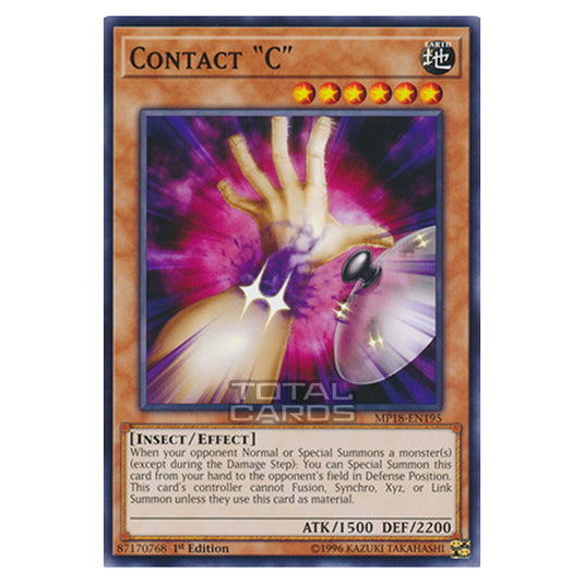 Yu-Gi-Oh! - 2018 Mega-Tin Mega Pack - Contact C (Common) MP18-EN195