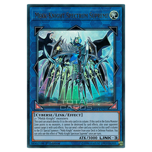 Yu-Gi-Oh! - 2018 Mega-Tin Mega Pack - Mekk-Knight Spectrum Supreme (Ultra Rare) MP18-EN201