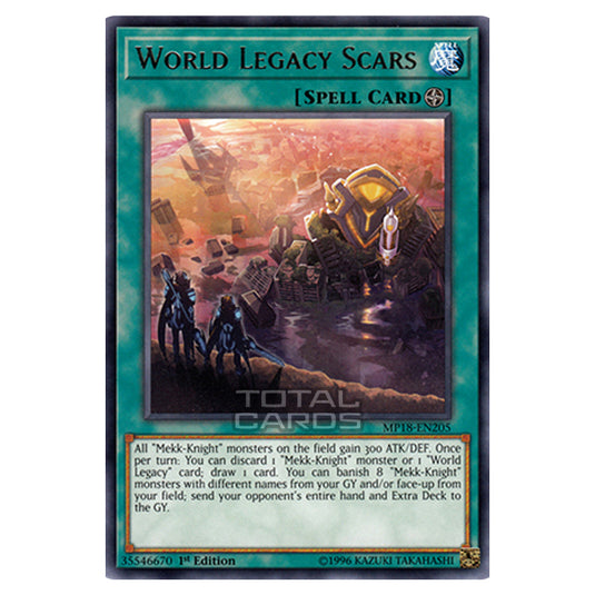 Yu-Gi-Oh! - 2018 Mega-Tin Mega Pack - World Legacy Scars (Rare) MP18-EN205