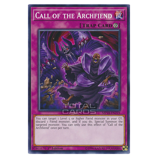 Yu-Gi-Oh! - 2018 Mega-Tin Mega Pack - Call of the Archfiend (Common) MP18-EN219