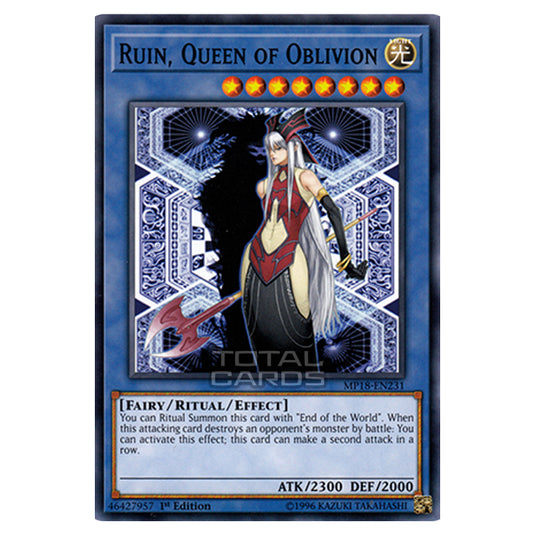 Yu-Gi-Oh! - 2018 Mega-Tin Mega Pack - Ruin, Queen of Oblivion (Common) MP18-EN231