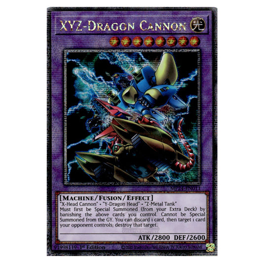 XYZ-Dragon Cannon (alternate artwork) MP24-EN011 card from the Yu-Gi-Oh! set Dueling Mirrors