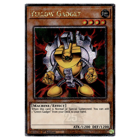 Yellow Gadget MP24-EN013 card from the Yu-Gi-Oh! set Dueling Mirrors