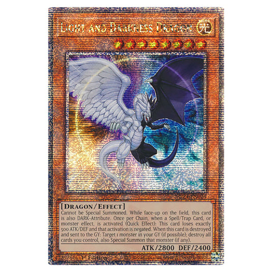 yugioh card light and darkness dragon STOR-ENSE1 Limited Edition Super Rare and if it does Yu-Gi-Oh! TCG MP24-EN024 Quarter Century