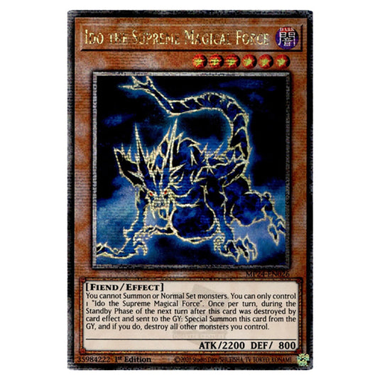 Ido the Supreme Magical Force MP24-EN026 card from the Yu-Gi-Oh! set Dueling Mirrors