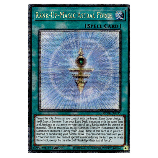 Rank-Up-Magic Astral Force MP24-EN035 card from the Yu-Gi-Oh! set Dueling Mirrors