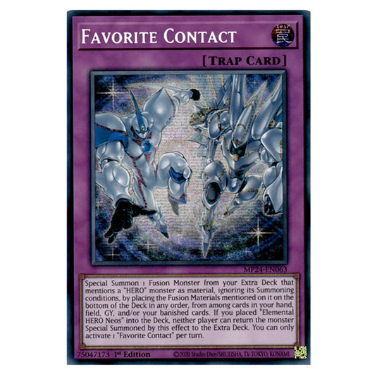 Favorite Contact MP24-EN063 card from the Yu-Gi-Oh! set Dueling Mirrors