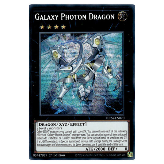 Galaxy Photon Dragon MP24-EN070 card from the Yu-Gi-Oh! set Dueling Mirrors