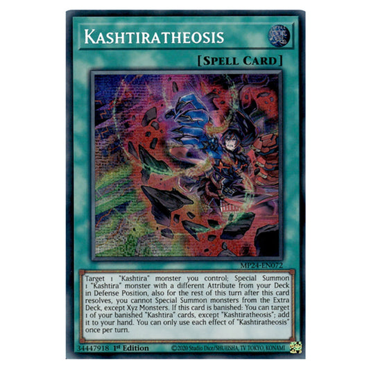 Kashtiratheosis MP24-EN072 card from the Yu-Gi-Oh! set Dueling Mirrors