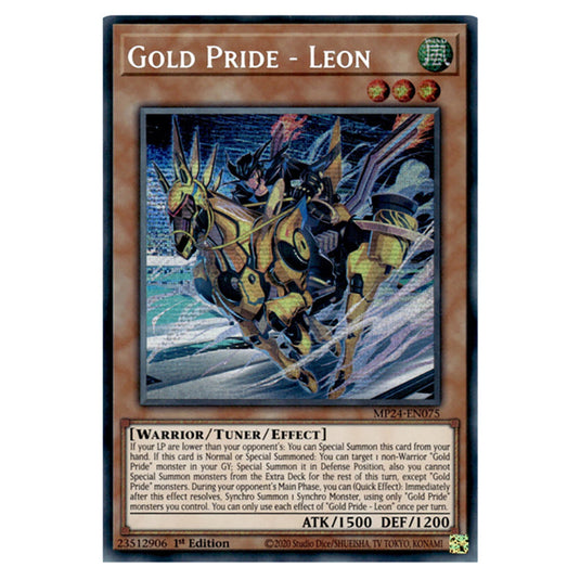 Gold Pride - Leon MP24-EN075 card from the Yu-Gi-Oh! set Dueling Mirrors