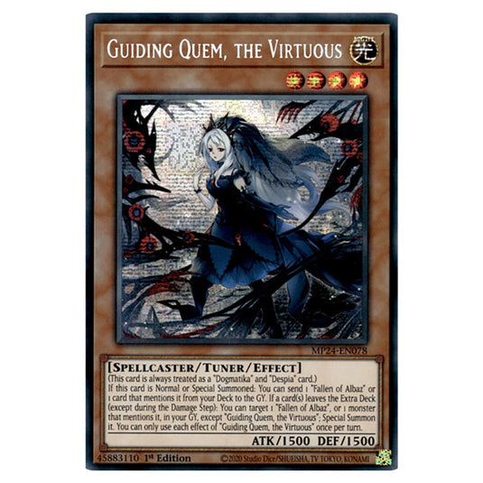 Guiding Quem, the Virtuous MP24-EN078 card from the Yu-Gi-Oh! set Dueling Mirrors