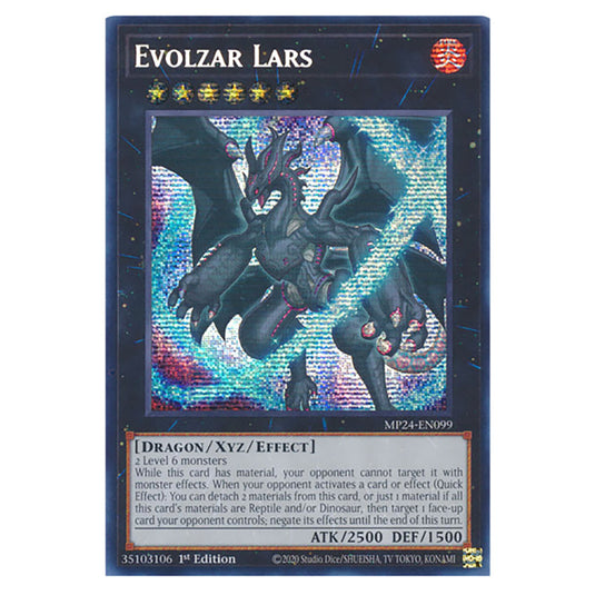 Evolzar Lars MP24-EN099 card from the Yu-Gi-Oh! set Dueling Mirrors