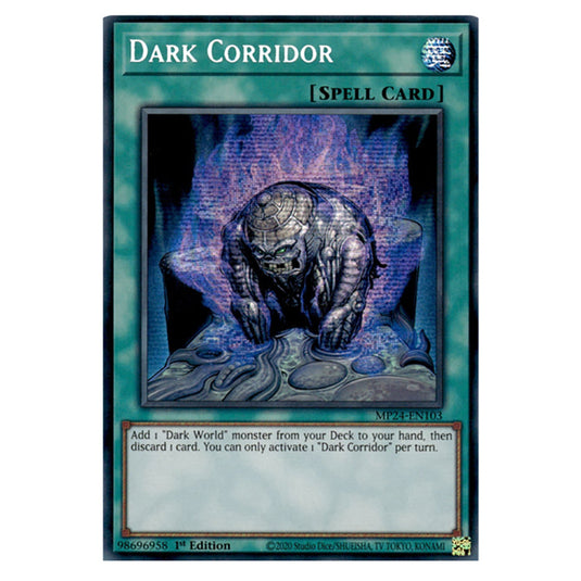 Dark Corridor MP24-EN103 card from the Yu-Gi-Oh! set Dueling Mirrors