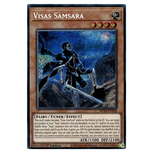 Visas Samsara MP24-EN108 card from the Yu-Gi-Oh! set Dueling Mirrors