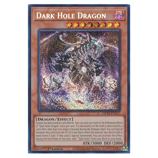 Dark Hole Dragon MP24-EN117 card from the Yu-Gi-Oh! set Dueling Mirrors