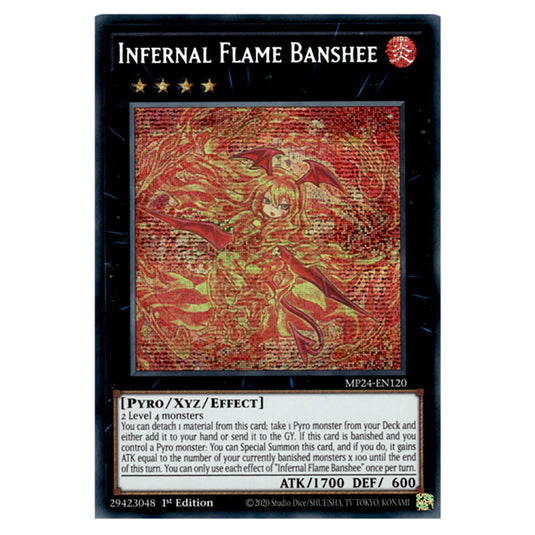 Infernal Flame Banshee MP24-EN120 card from the Yu-Gi-Oh! set Dueling Mirrors